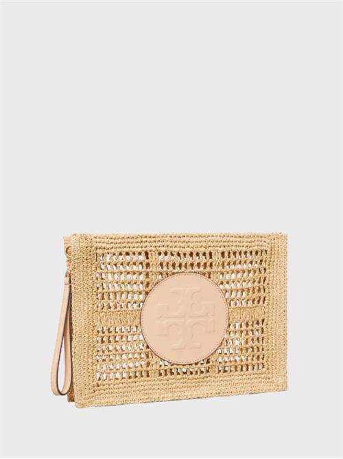 Pochette Ella in rafia lavorata all'uncinetto TORY BURCH | 183254254